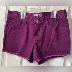 Women’s Cotton (Denim) Plum Shorts SZ 4